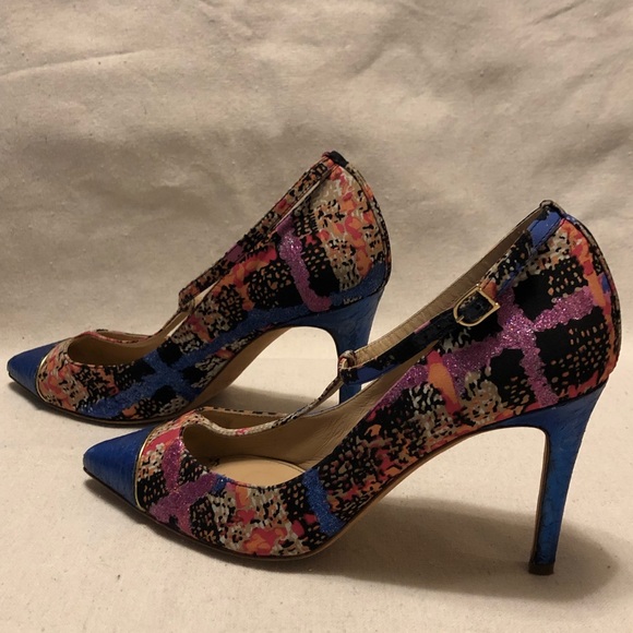 JCrew Everly Cap Toe Printed T-strap Pump-Pre❤️’d - Picture 8 of 8